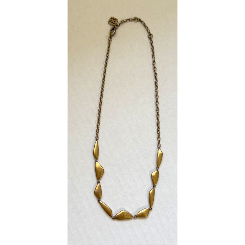 Kendra Scott Kira Collar Necklace in Vintage Gold - Picture 2 of 4